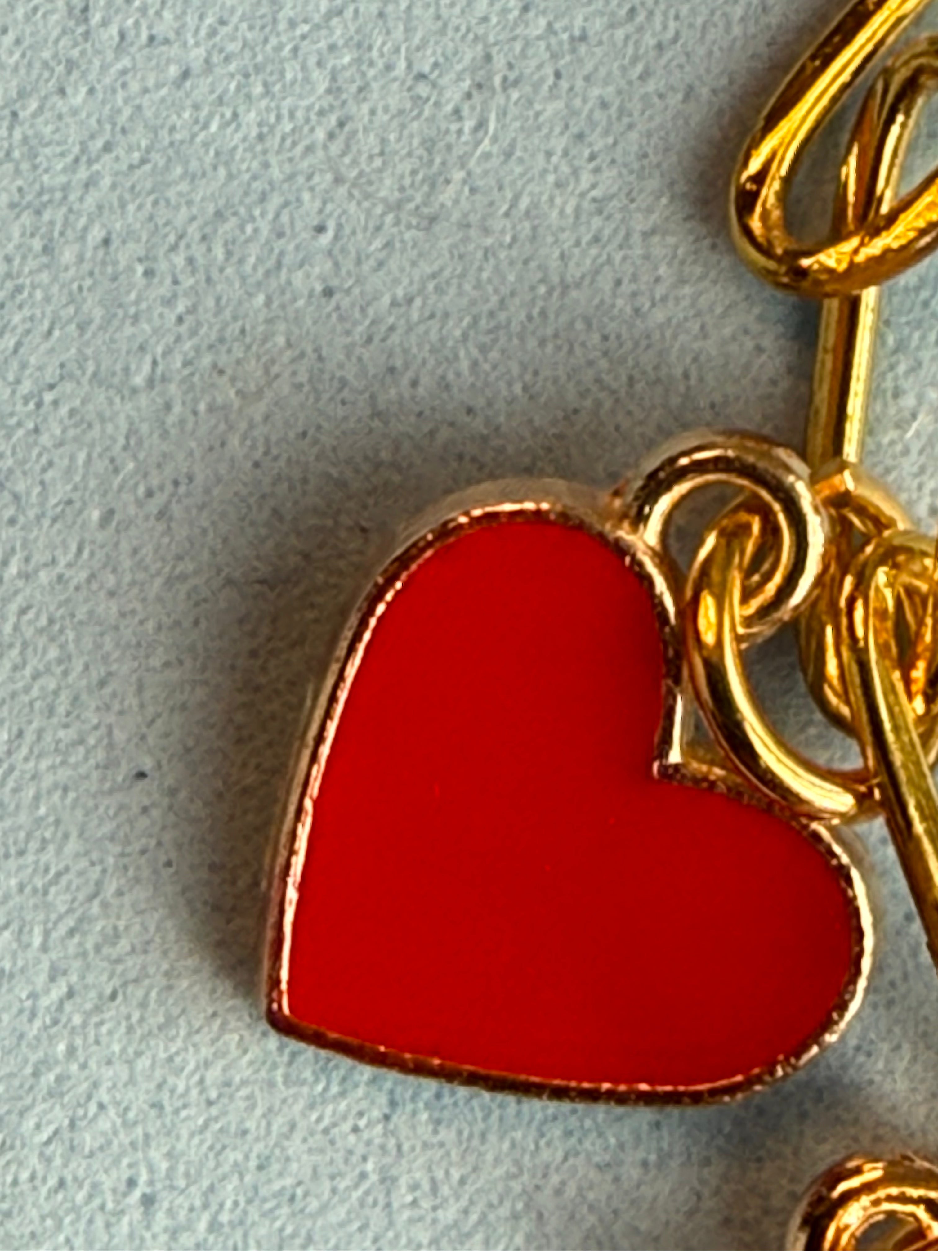 Rainbow Hearts Charm