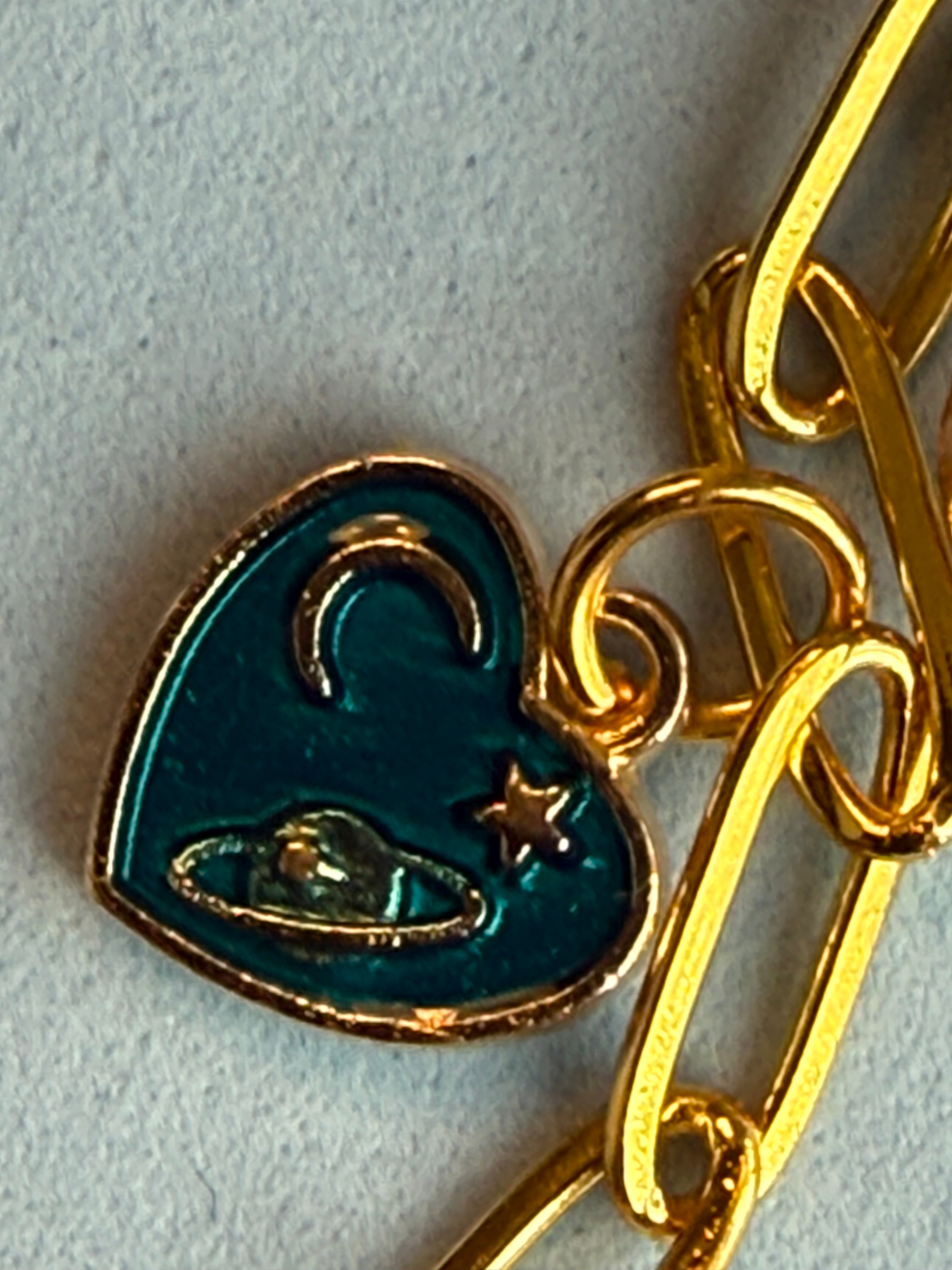 Rainbow Hearts Charm