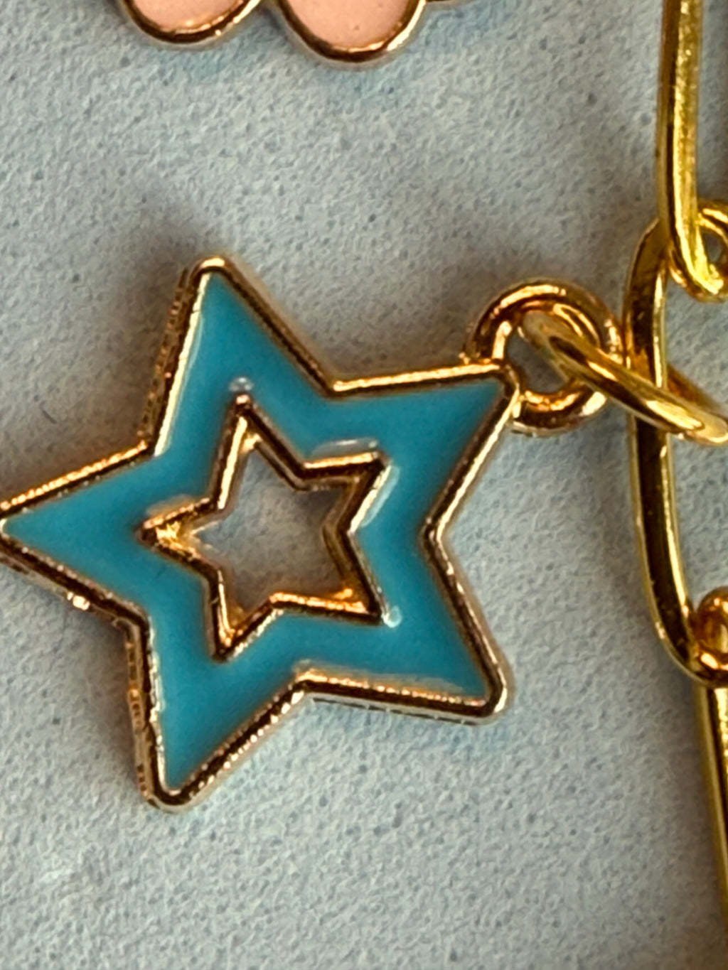 Rainbow Hearts Charm