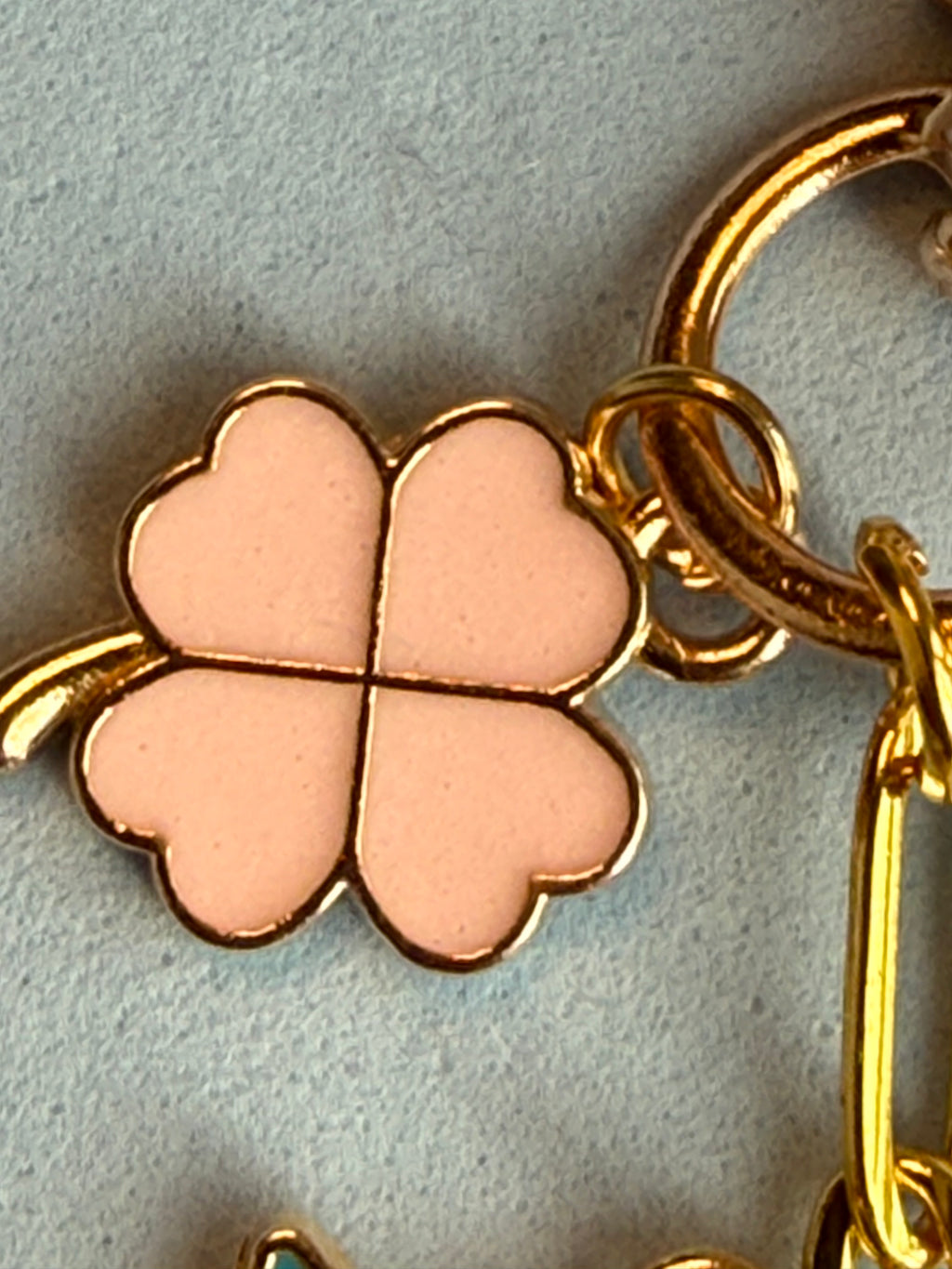 Rainbow Hearts Charm